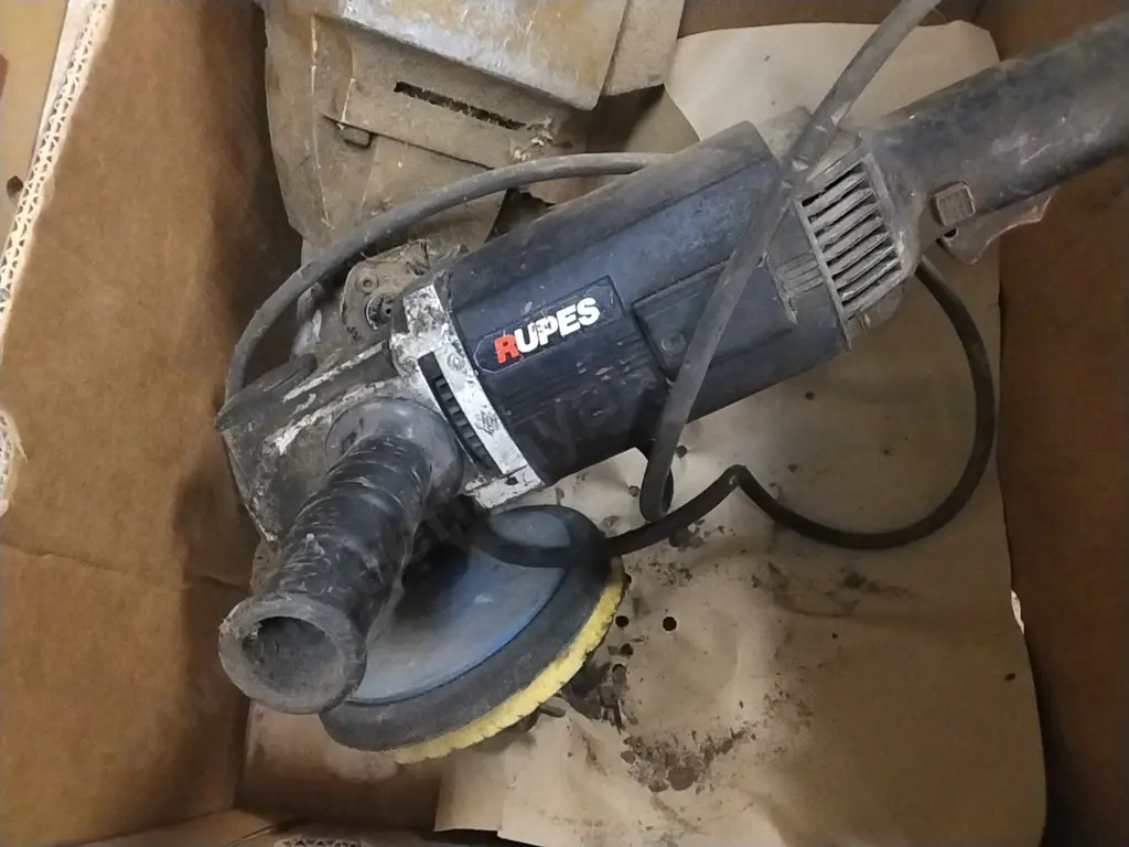 RUPES MODEL LT23 SANDER - TESTED & WORKING PLUS UNTESTED PNEUMATIC NAIL GUN Image 1++