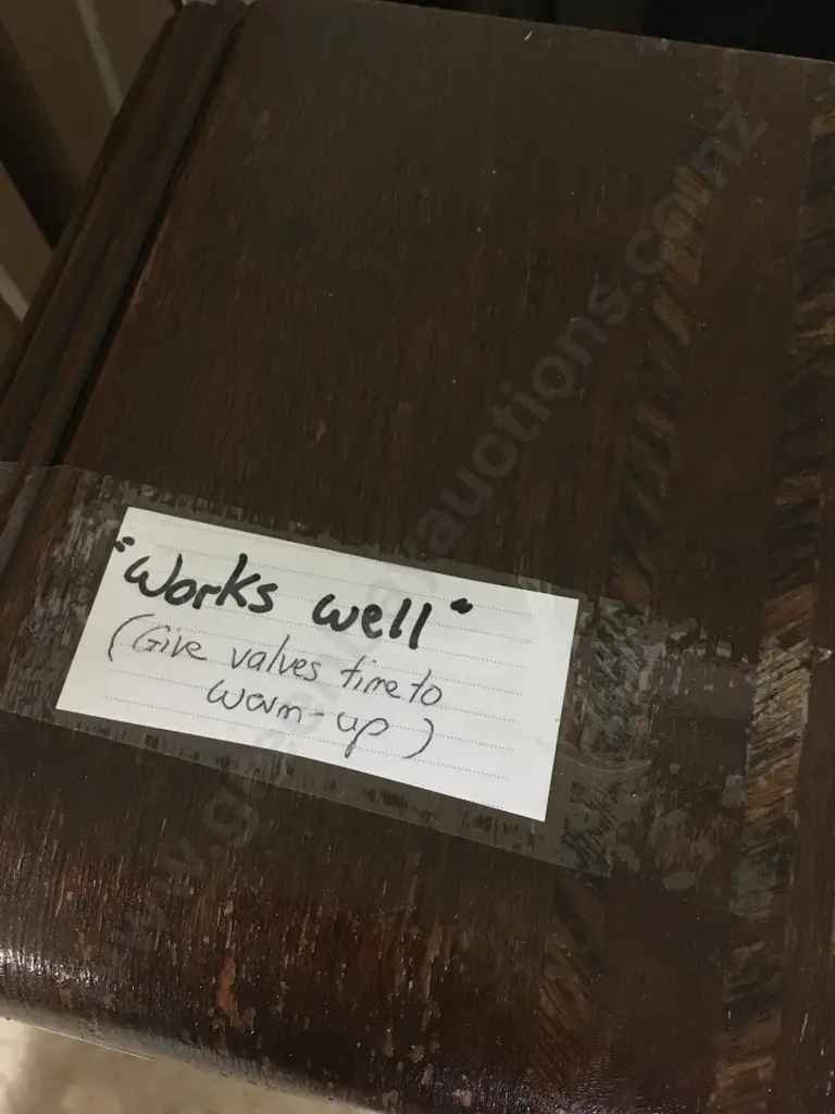 COLUMBUS VALVE RADIO - WORKING Image 1++