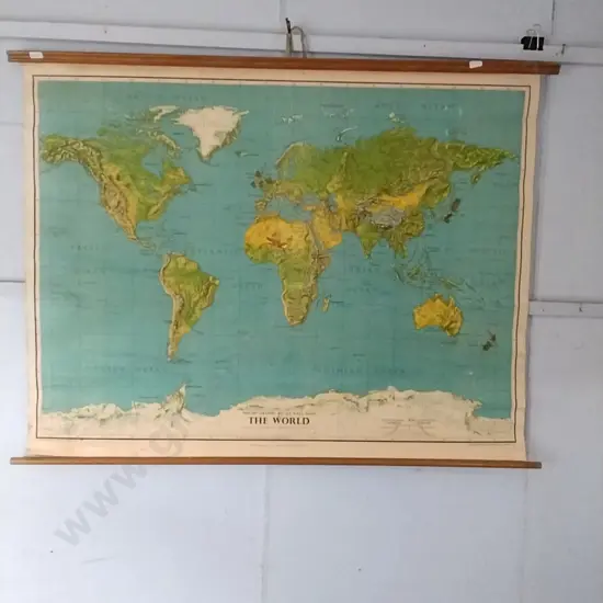 VINTAGE WORLD MAP