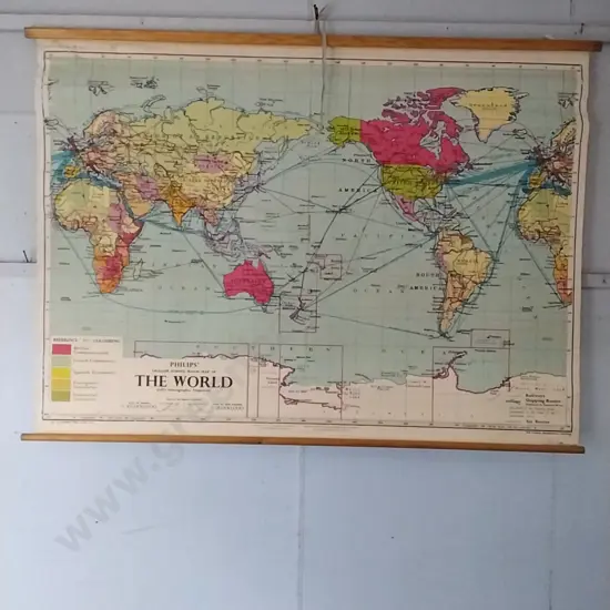 VINTAGE WORLD MAP