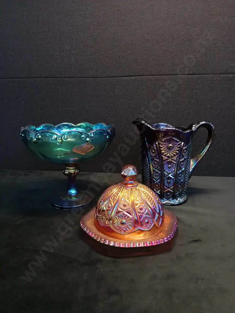 INDIANA GLASS ITEMS X 3 Image 1++