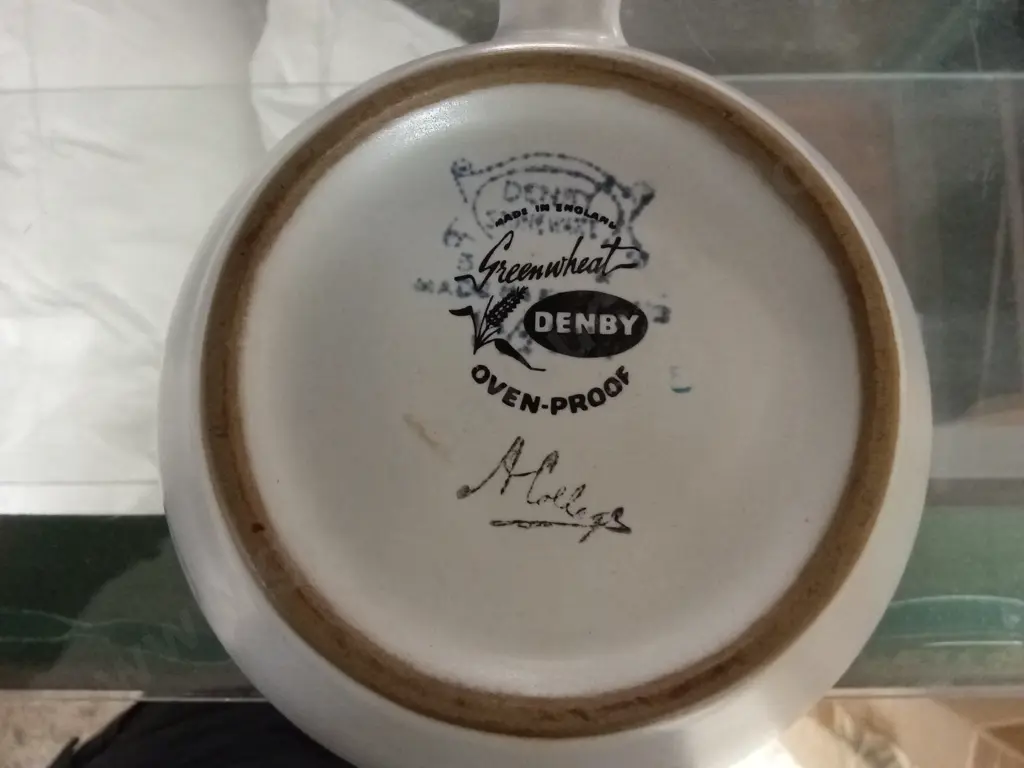 2 X JAPANESE TEAPOTS, 1 X DENBY TEAPOT, PLUS TWO OTHER TEAPOTS Image 1++