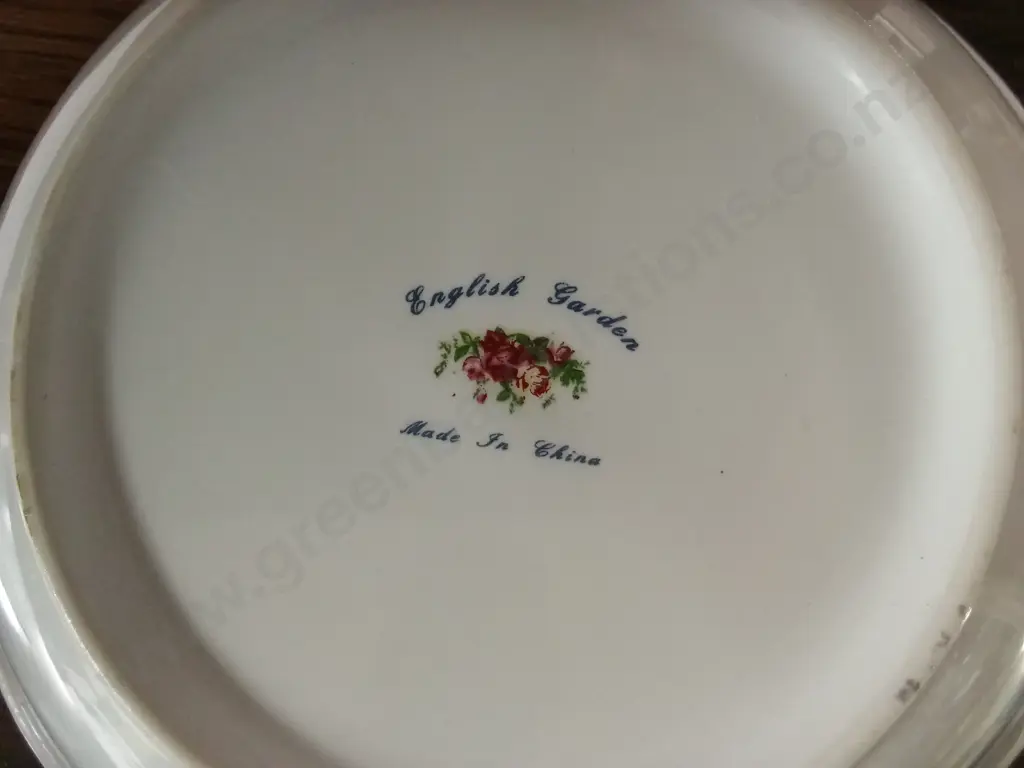 ENGLISH GARDEN DINNER PLATE AND BOWL 18 PIECE SET Image 1++
