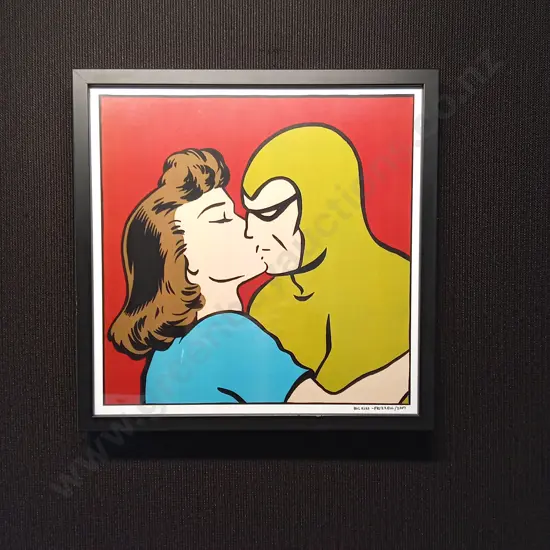FRAMED PRINT - BIG KISS BY DICK FRIZZELL