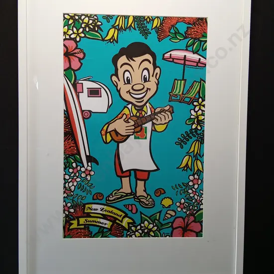 FRAMED PRINT - FOUR SQUARE MAN NZ