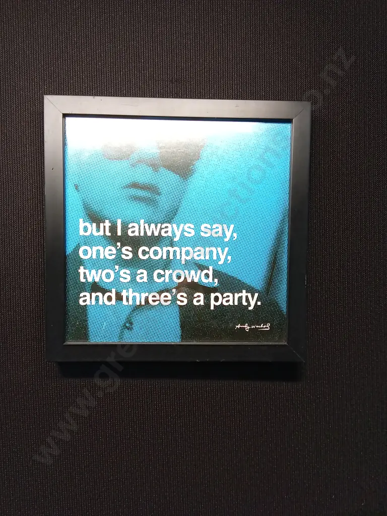 FRAMED PRINT - ANDY WARHOL Image 1++