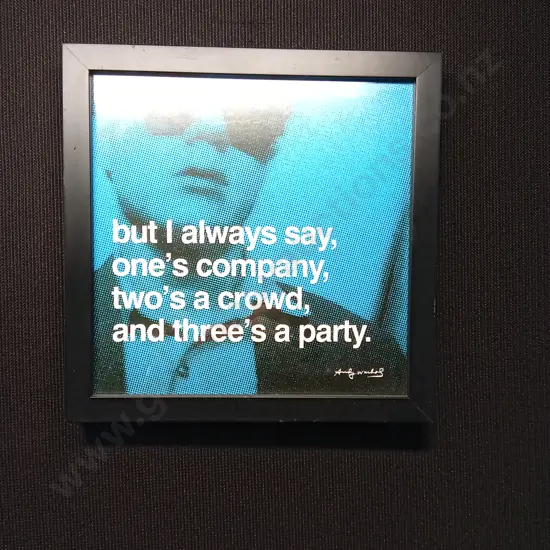 FRAMED PRINT - ANDY WARHOL