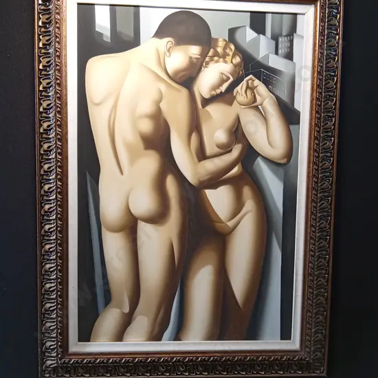 LARGE FRAMED PRINT - TAMARA DE LEMPICKA