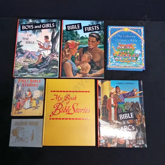 ASSORTED KIDS RELIGIOUS BOOKS X 7