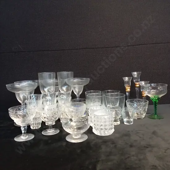 ASSORTED GLASSES X 36