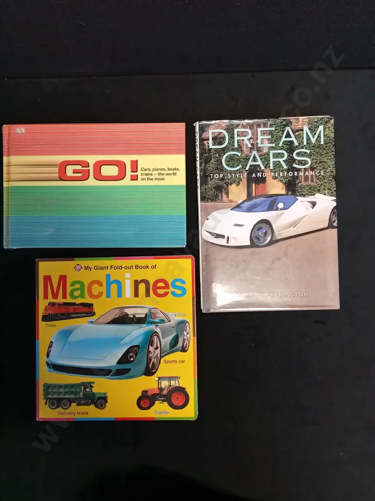 ASSORTED BOOKS ABOUT CARS Image 1++