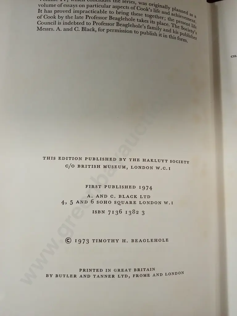 1ST EDITION PRESENTATION COPY FROM 1934 OF MARSDENS LIEUTENANTS AND THE LIFE OF CAPTAIN JAMES COOK Image 1++