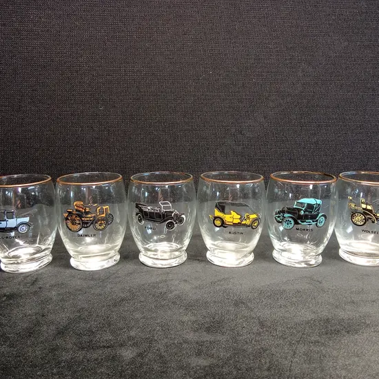 VINTAGE CAR GLASSES