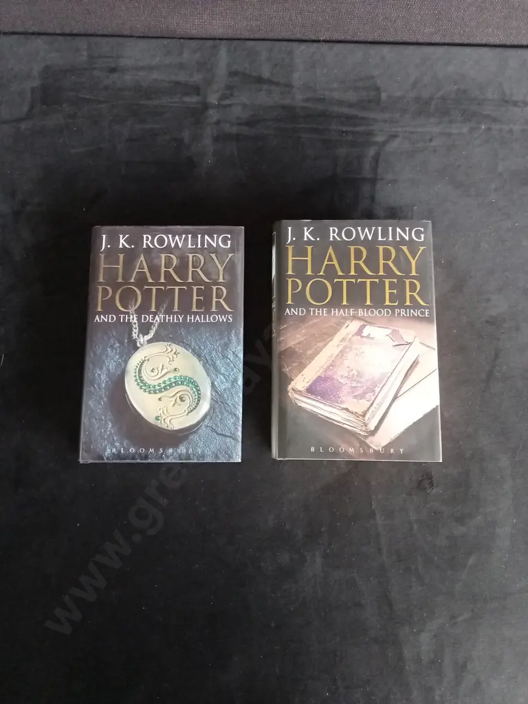 FIRST EDITION AUSTRALIAN HARRY POTTER BOOKS DEATHLY HALLOWS AND THE HALF-BLOOD PRINCE Image 1++