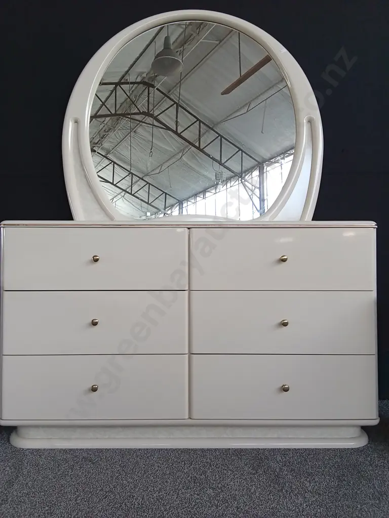 THREE PIECE BEDROOM SET WITH MATCHING HEADBOARD - GOOD CONDITION Image 1++