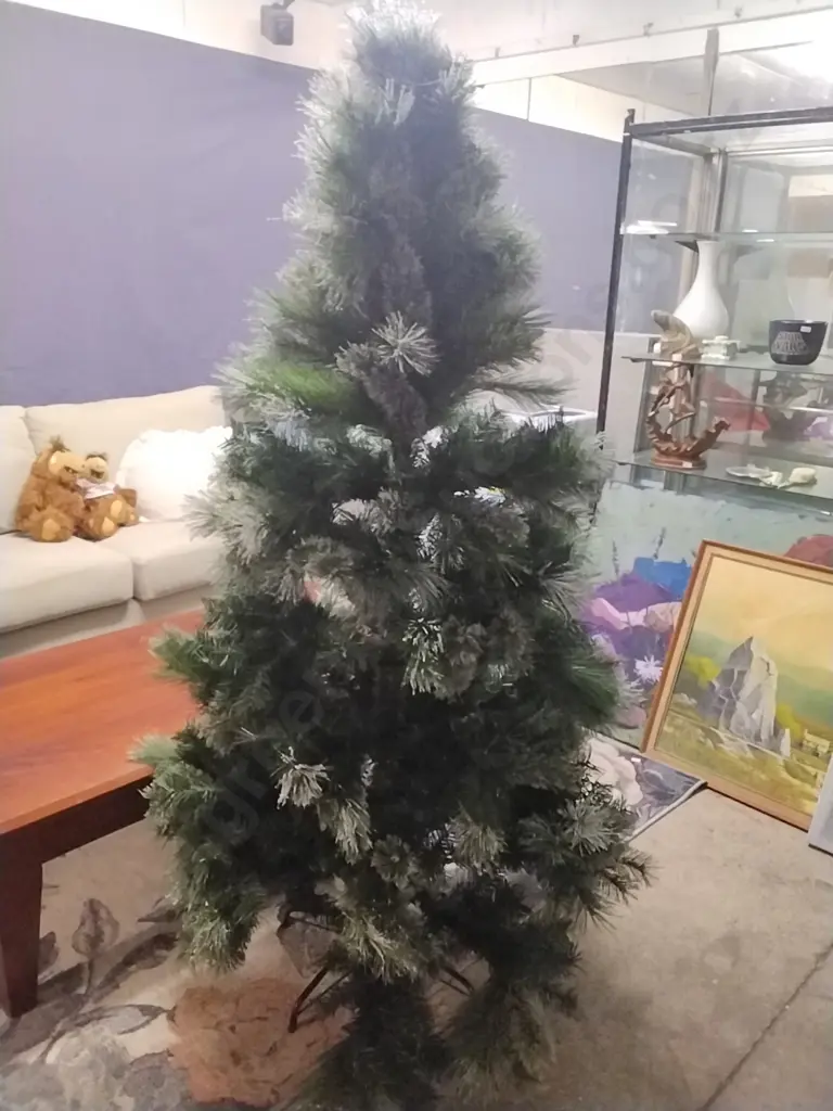 CHRISTMAS TREE PLUS BOX OF DECORATIONS Image 1++