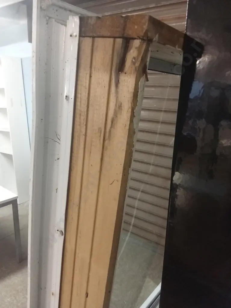 SINGLE GLAZED 2 PANE ALUMINIUM WINDOW APPROX 960MM WIDE X 1775MM HIGH EXTERNALLY Image 1++