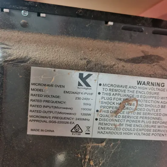 Kensington Microwave