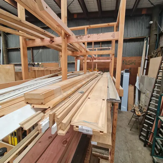 Assorted Wooden House Finishing Pieces