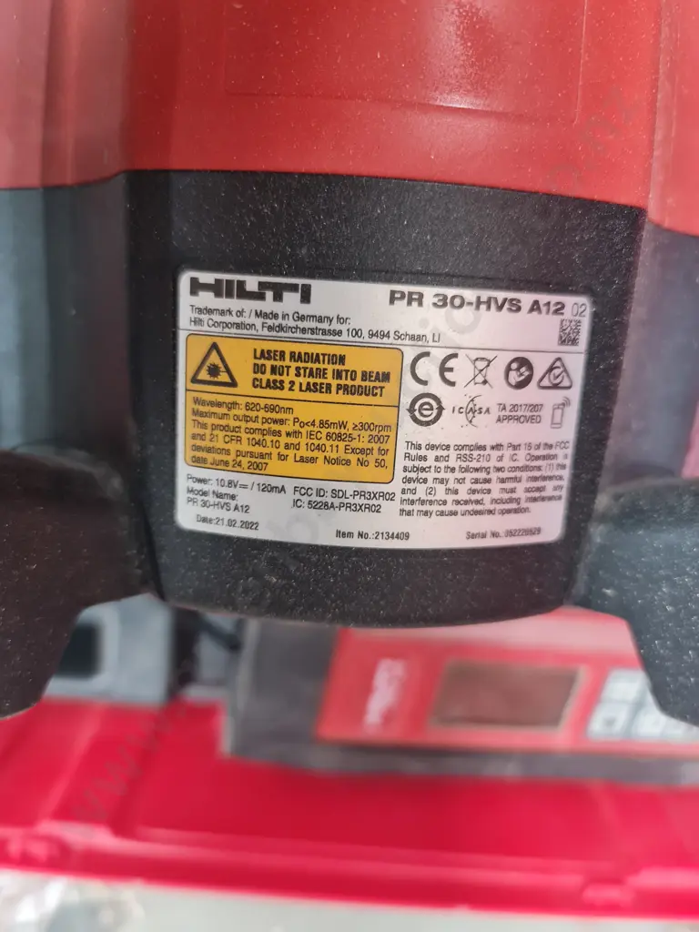 Hilti Laser Level Image 1++