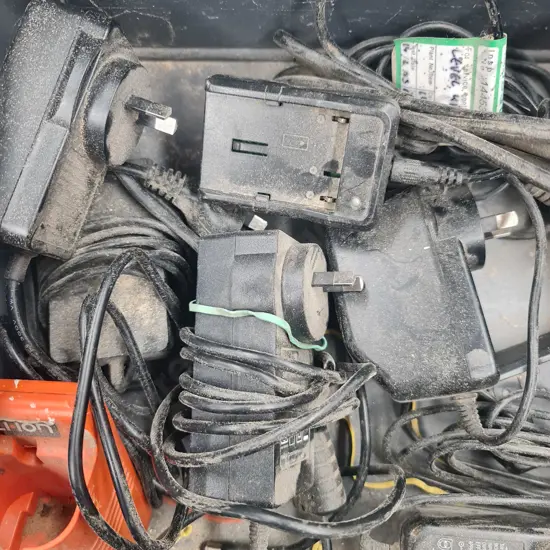 Small Bin of Charging Cradles