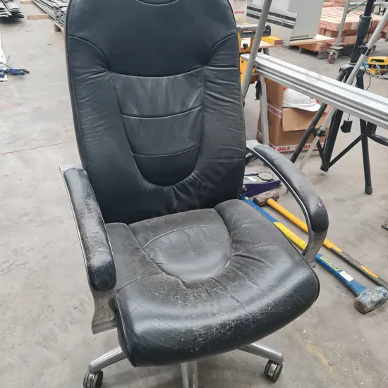 Small Work Desk and Executive Chair