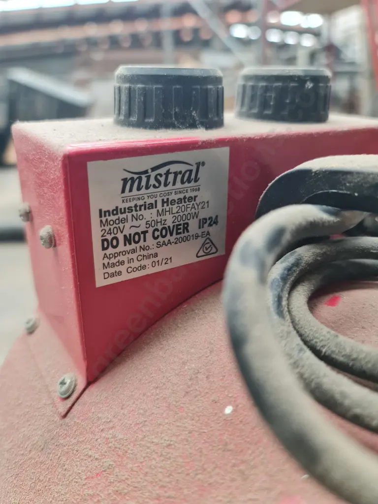 Mistral Industrial Heater Image 1++