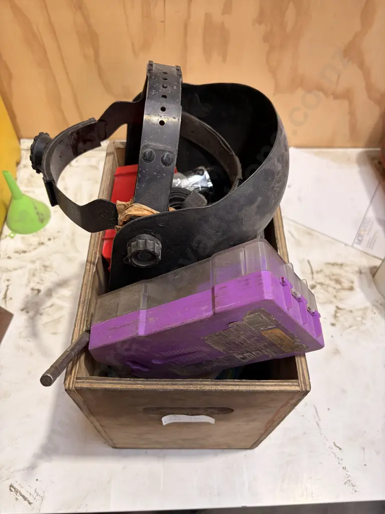 Wooden Box of Tools Image 1++