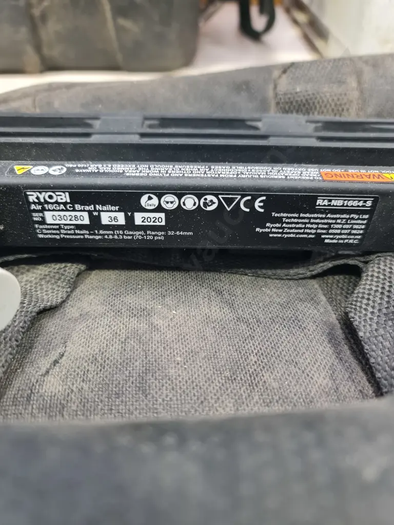 Ryobi Brad Nailer Image 1++