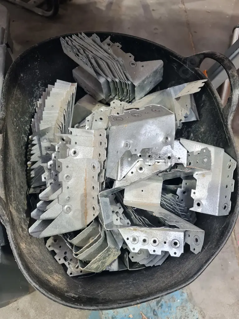 Plastic Bin with Building Items Image 1++