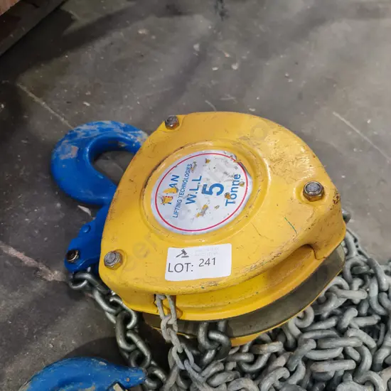 Titan Lifting Block and Chain