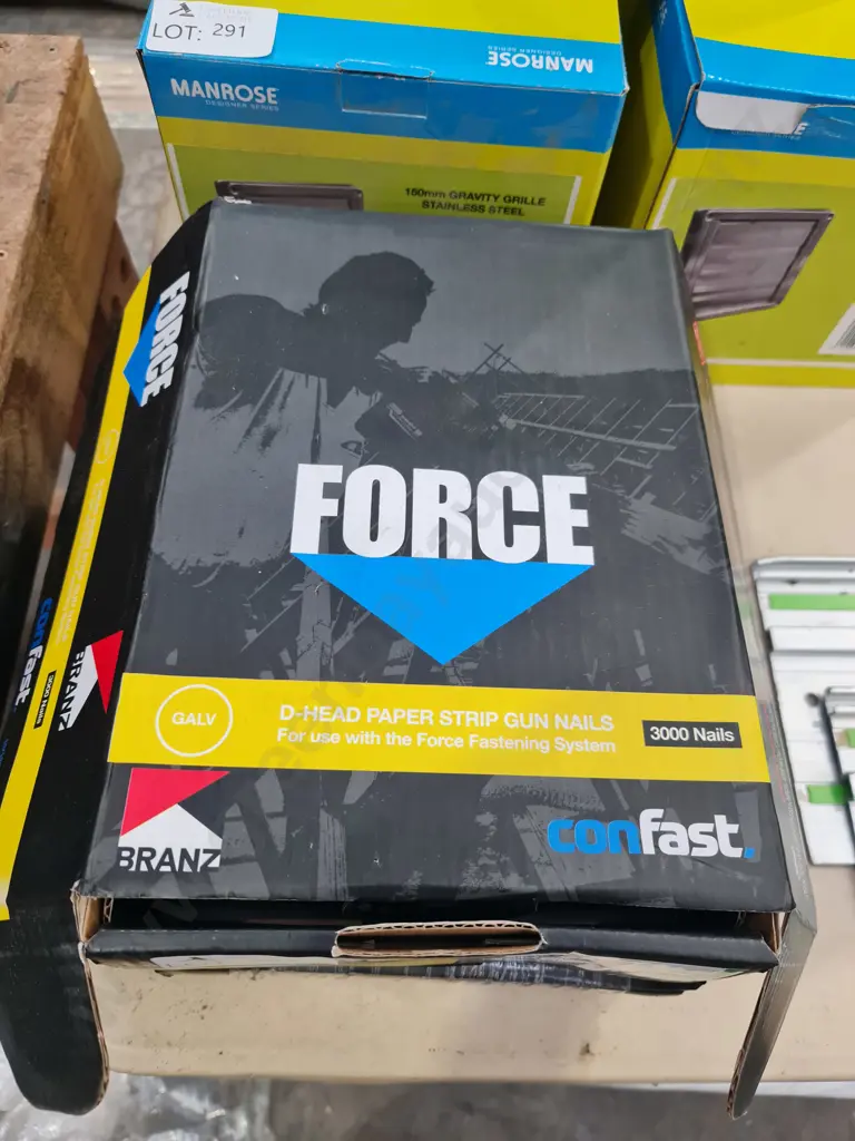 D-Head paper strip gun nails Image 1++