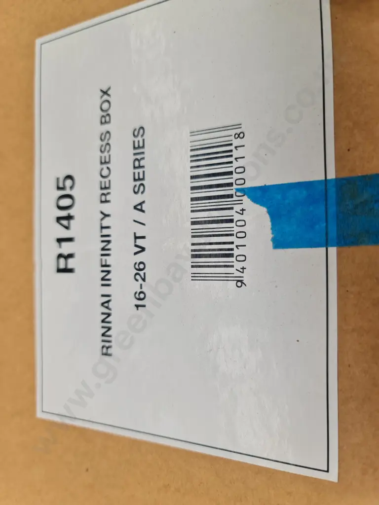 Rinnai Infinity Metal Recess Box Image 1++