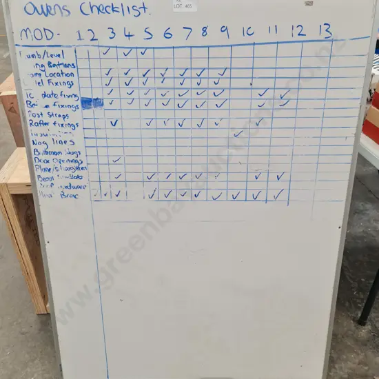 Aluminium Framed Whiteboard