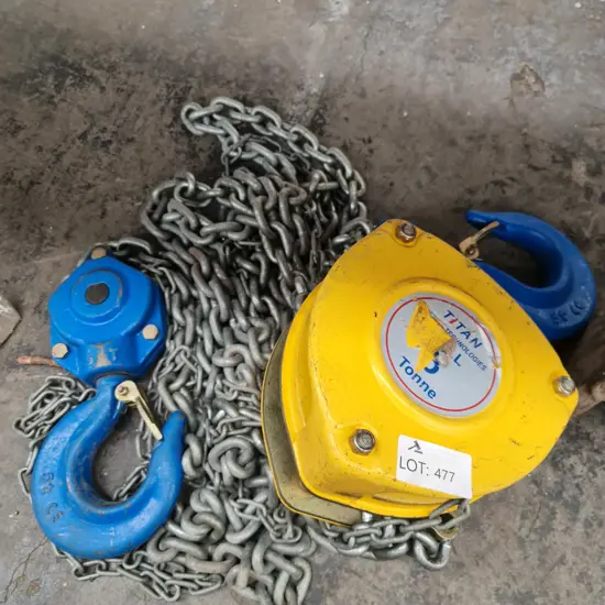Titan Lifting Block and Chain
