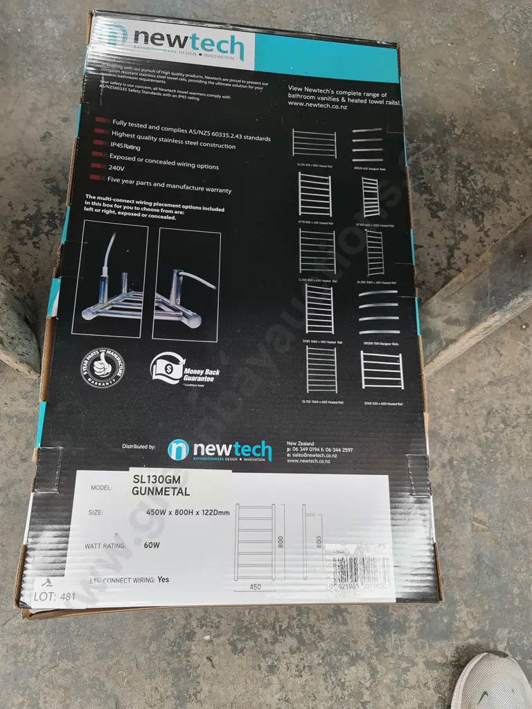 Newtech Towel Rail Image 1++