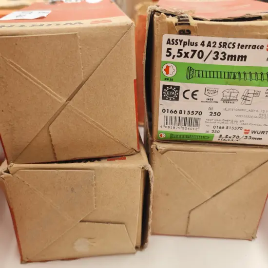 Wurth Stainless Steel Screws