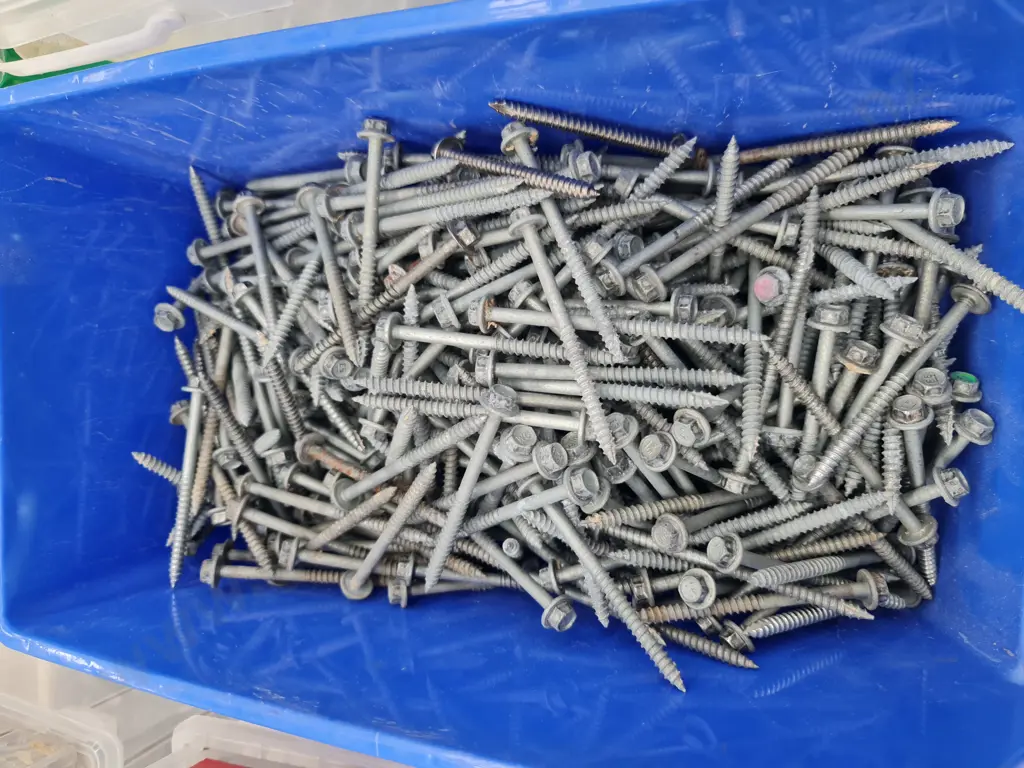 Bin of Tek Screws Image 1++