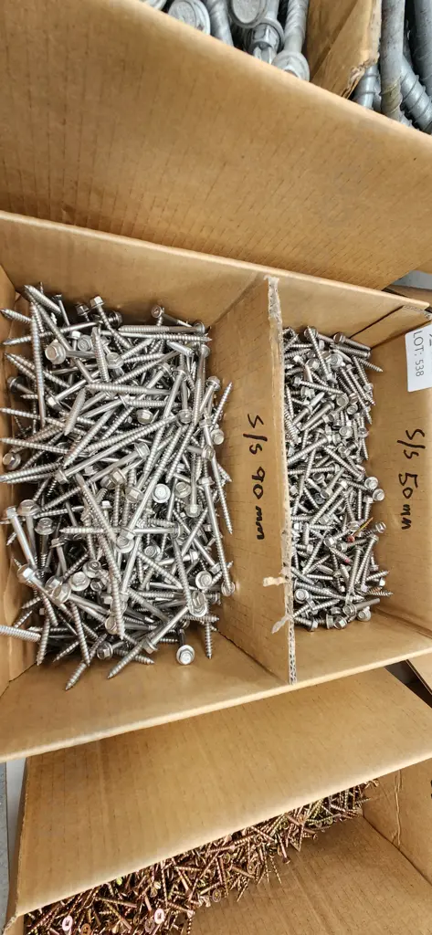 Assorted Stainless Steel Screws Image 1++