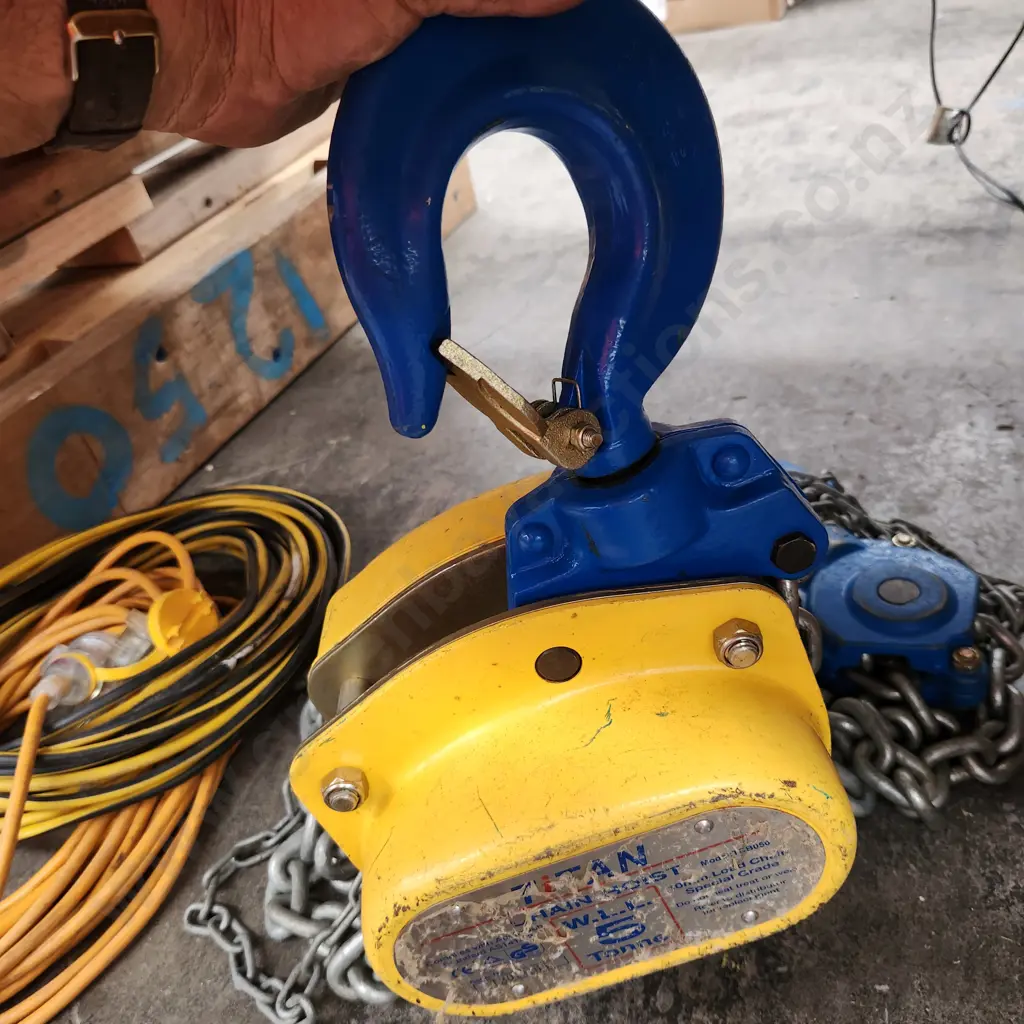 Titan Lifting Block and Chain Image 1++