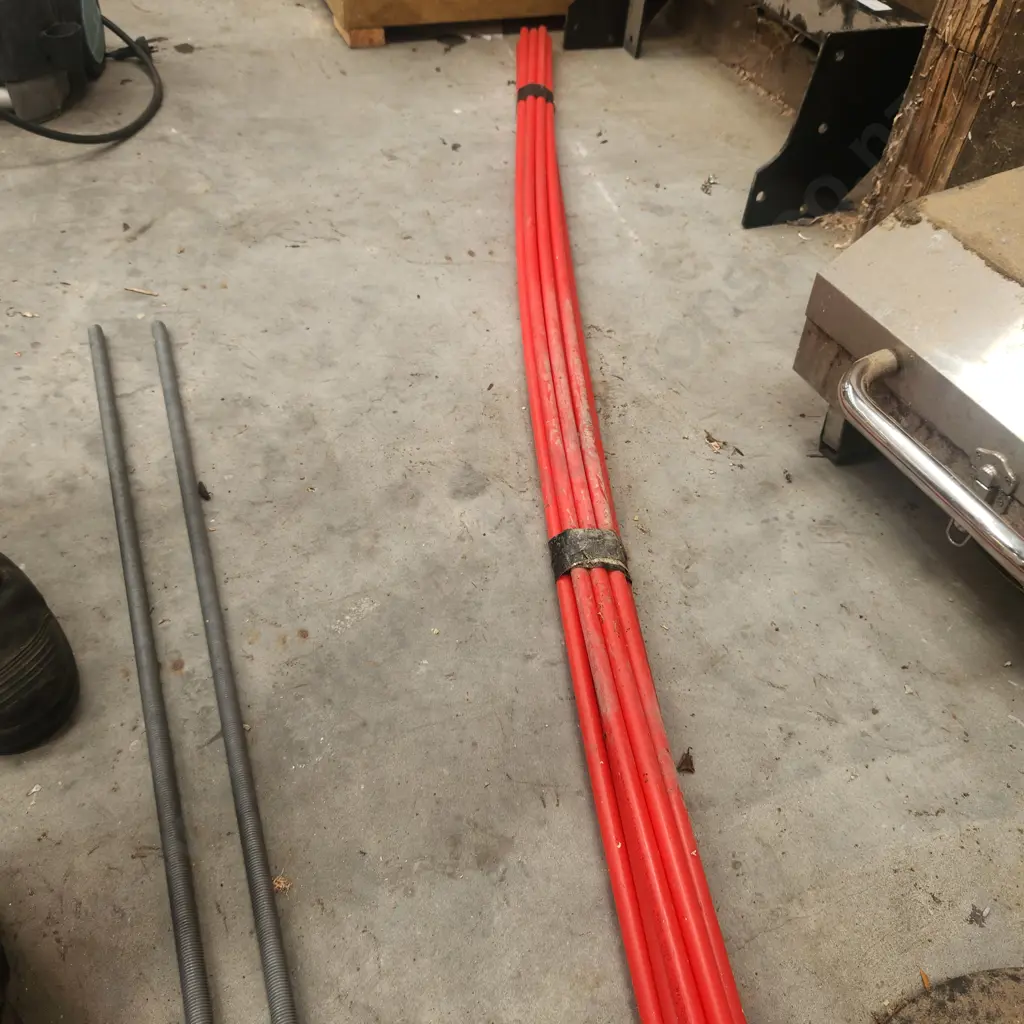 Lengths of Red conduit Image 1++
