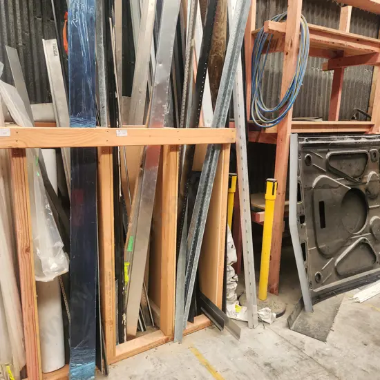 Assorted Metal Strapping and Extrusions