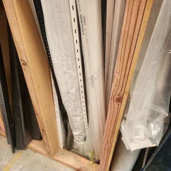 Selection of Metal and Plastic Building Materials