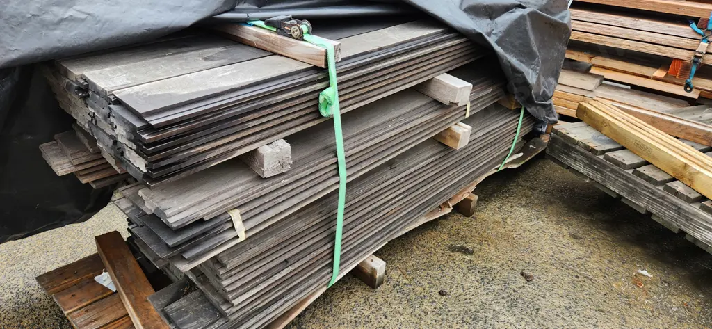 Small Packet of Black Shiplap profile timber Image 1++