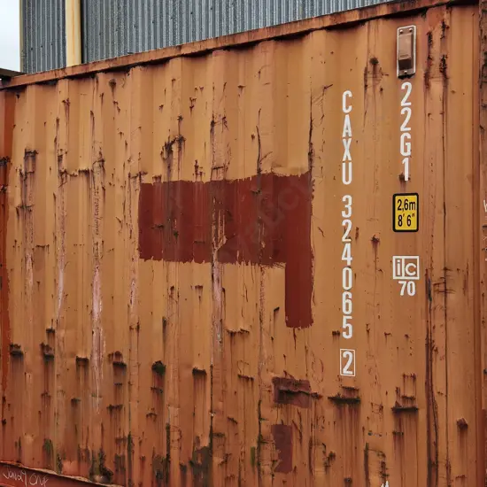 Orange 20' Container