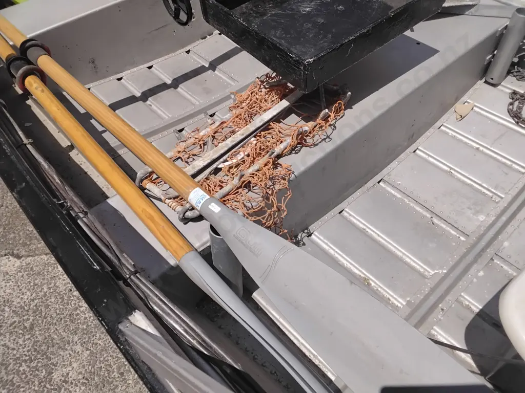 14FT PARKERCRAFT ALUMINIUM TRAILER BOAT WITH 30HP TOHATSU OUTBOARD Image 1++