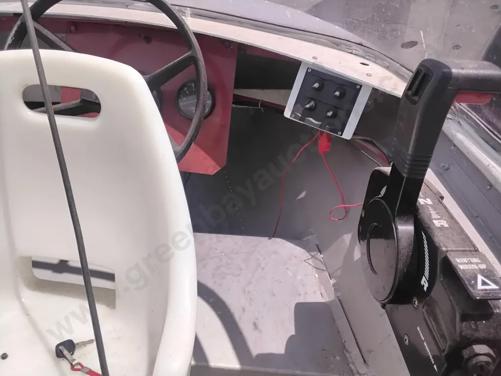 14FT PARKERCRAFT ALUMINIUM TRAILER BOAT WITH 30HP TOHATSU OUTBOARD Image 1++