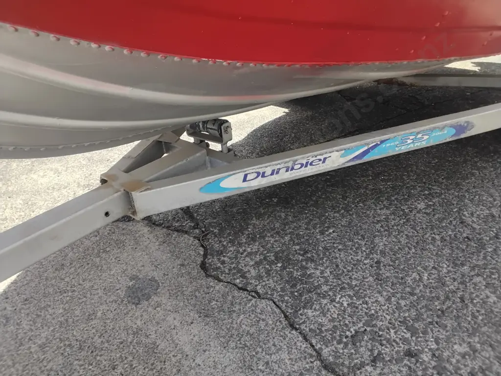 14FT PARKERCRAFT ALUMINIUM TRAILER BOAT WITH 30HP TOHATSU OUTBOARD Image 1++