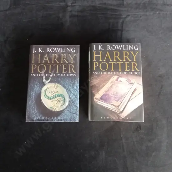 FIRST EDITION AUSTRALIAN HARRY POTTER BOOKS DEATHLY HALLOWS AND THE HALF-BLOOD PRINCE