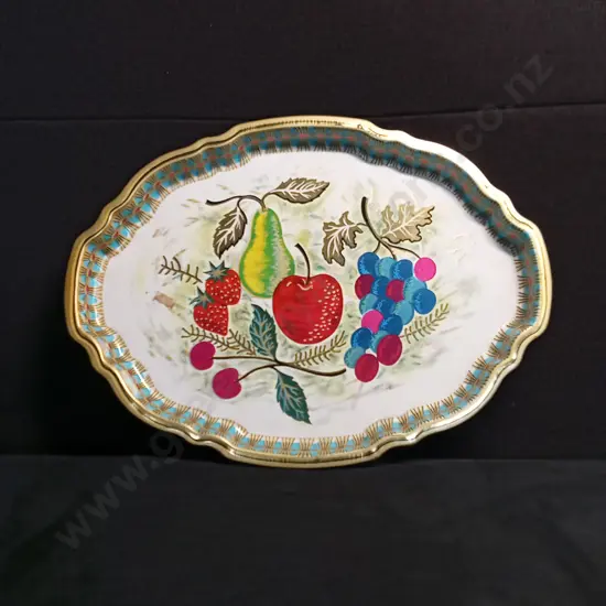 VINTAGE BARET WARE ART GRACE SERVING TRAY